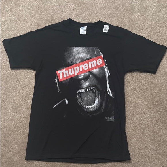 Short Sleeve Tees in Blue with Logo Print - Picture 1 of 4